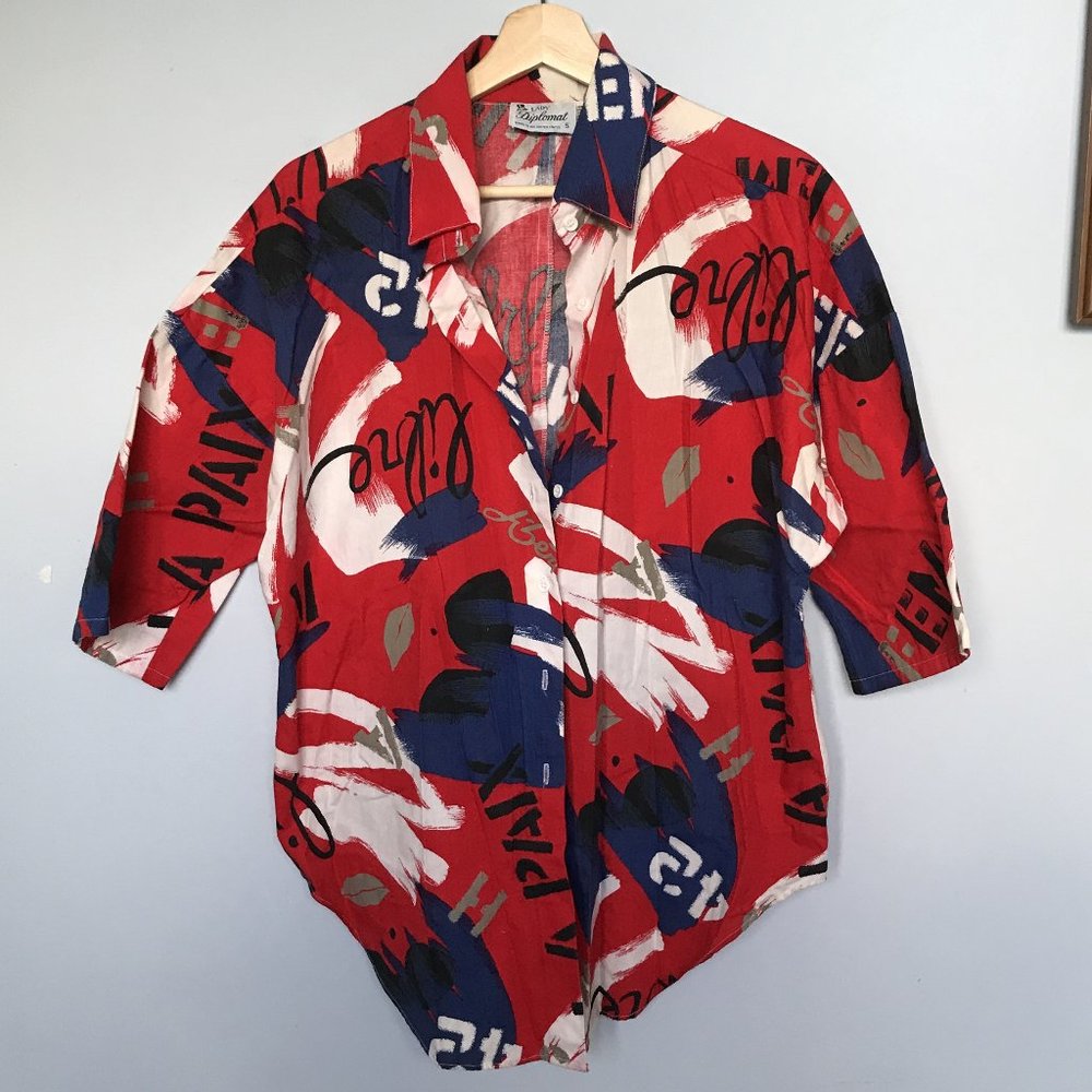 Vintage Blouse Lady Diplomat